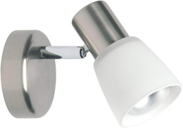 Kinkiet/lampa ścienna Brilliant Luca E14 chrom / biały