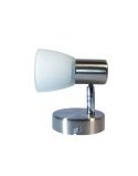 Kinkiet/lampa ścienna Brilliant Luca E14 chrom / biały