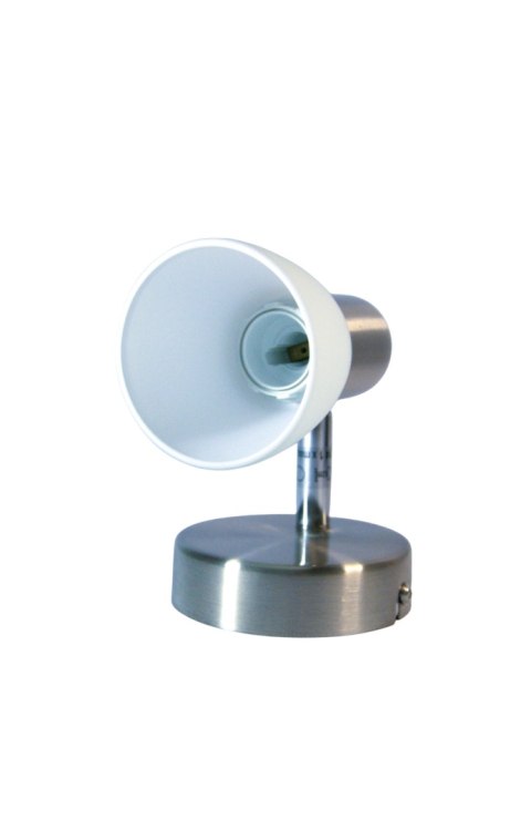 Kinkiet/lampa ścienna Brilliant Luca E14 chrom / biały Kinkiet/lampa ścienna Brilliant Luca E14 chrom / biały