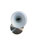 Kinkiet/lampa ścienna Brilliant Luca E14 chrom / biały
