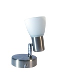 Kinkiet/lampa ścienna Brilliant Luca E14 chrom / biały