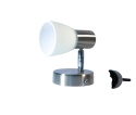 Kinkiet/lampa ścienna Brilliant Luca E14 chrom / biały