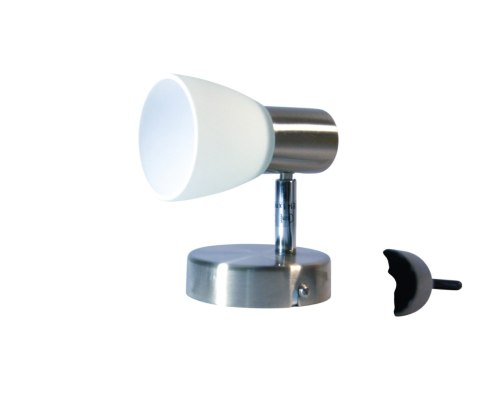 Kinkiet/lampa ścienna Brilliant Luca E14 chrom / biały Kinkiet/lampa ścienna Brilliant Luca E14 chrom / biały