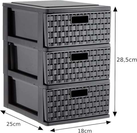 Organizer 3‑szuflady A5 Sundis Country Organizer 3‑szuflady A5 Sundis Country