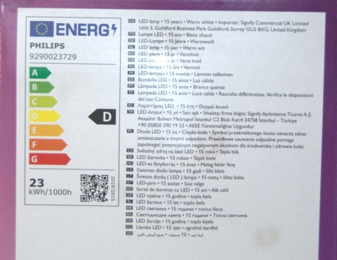 Żarówka Philips Classic A95 LED 23 W (200 W) E27 Żarówka Philips Classic A95 LED 23 W (200 W) E27