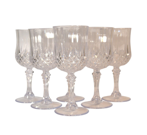 Zestaw 6 Kieliszków do Wina Alpina z Tworzywa sztucznego, 6 x 200ml Zestaw 6 Kieliszków do Wina Alpina z Tworzywa sztucznego, 6 x 200ml