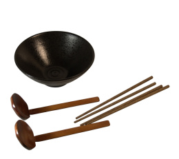 Zestaw do ramen Noble Createaprototype – 1 miska + 2 łyżki + 2 pałeczki