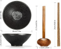 Zestaw do ramen Noble Createaprototype – 1 miska + 2 łyżki + 2 pałeczki